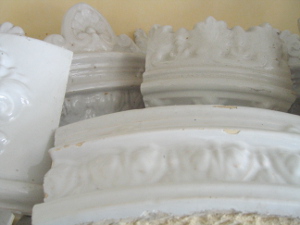 Kaakeliuunin kaakeleita